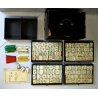 ANTICO GIOCO TAVOLO MAH JONG IMPERIALE REGOLE DOMINO CINESE BACHELITE AVORIOLINA