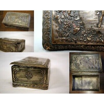 SCRIGNO SCATOLA Esora Delettrez Paris ART NOUVEAU LIBERTY Parfum Français 1907 