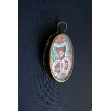 ANTICA RELIQUIA DEVOZIONALE  Ex Oss. S. ANNA S. MARIA VERG. Ex OSS Angeli M. 700
