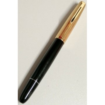ANTICA PENNA STILOGRAFICA Aurora 88P NERO TAPPO ORO STILO OLD GOLD FOUNTAIN PEN
