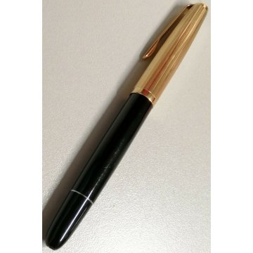 ANTICA PENNA STILOGRAFICA Aurora 88P NERO TAPPO ORO STILO OLD GOLD FOUNTAIN PEN