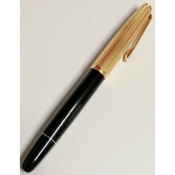 ANTICA PENNA STILOGRAFICA Aurora 88P NERO TAPPO ORO STILO OLD GOLD FOUNTAIN PEN