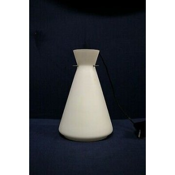 ANTICO LAMPADARIO VETRO 1960 DESIGN Stilnovo LAMPADA SOFFITTO OLD HANGING LAMP