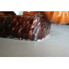 STATUA PORTAVASO VINTAGE ELEFANTE ASIATICO CERAMICA POLICROMA 56x27x55cm/h '900