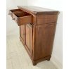 ANTICA PICCOLA CREDENZA DUE ANTE DUE CASSETTI LEGNO MASSELLO ABETE 1800 EPOCA 