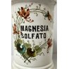ANTICO RARO VASO ALBARELLO FARMACIA CERAMICA Ginori L MAGNESIA SOLFATO PRIMI 900
