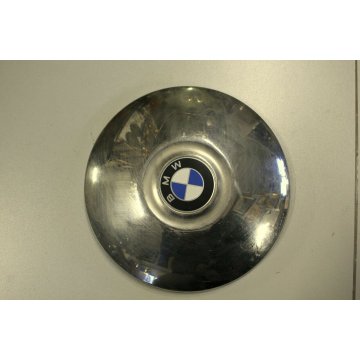 SET 4 COPRICERCHI BORCHIA COPPA bmw VINTAGE METALLO CROMATO ø 24cm AUTO EPOCA 