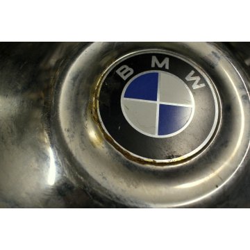 SET 4 COPRICERCHI BORCHIA COPPA bmw VINTAGE METALLO CROMATO ø 24cm AUTO EPOCA 