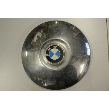 SET 4 COPRICERCHI BORCHIA COPPA bmw VINTAGE METALLO CROMATO ø 24cm AUTO EPOCA 