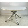 TAVOLO T70 DESIGN CARLO BARTOLI NODO ACCIAIO PER TISETTANTA VINTAGE ANNI 1970