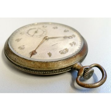 ANTICO OROLOGIO TASCA Roamer EPOCA 900 decò MECCANICO vintage OLD POCKET WATCH