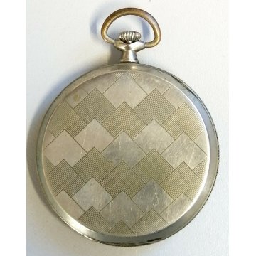 ANTICO OROLOGIO TASCA Roamer EPOCA 900 decò MECCANICO vintage OLD POCKET WATCH