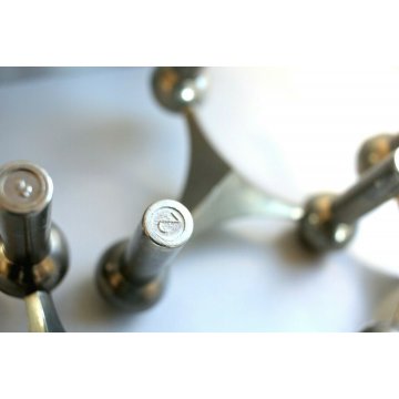 SET 3 PORTACANDELE DESIGN Nagel&Stoffi per BMF Germania MODULAR CENTERPIECE 1960