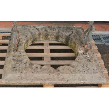 ANTICO ARCO FERRO BATTUTO epoca 1700 PIETRA ARENARIA x POZZO GIARDINO FONTANA