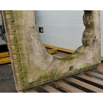 ANTICO ARCO FERRO BATTUTO epoca 1700 PIETRA ARENARIA x POZZO GIARDINO FONTANA