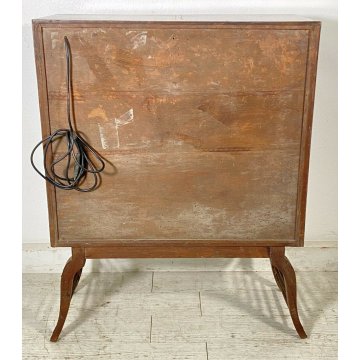 ANTICO MOBILE BAR decò EPOCA anni 30 RADICA noce SPECCHIO liquori VINTAGE design