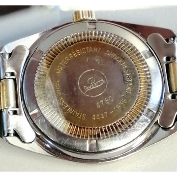 LEVRETTE Automatic OROLOGIO POLSO vintage ACCIAIO ORO 1990 OLD LADY WRIST WATCH