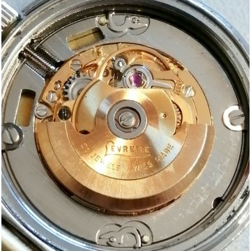 LEVRETTE Automatic OROLOGIO POLSO vintage ACCIAIO ORO 1990 OLD LADY WRIST WATCH
