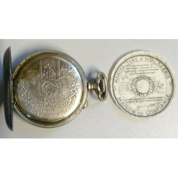 ANTICO OROLOGIO TASCA Louis Roskopf EPOCA 900 MECCANICO vintage OLD POCKET WATCH