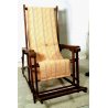 ANTICA SEDIA SDRAIO CHAISE LONGUE PIEGHEVOLE RECLINABILE NAVE CROCIERA 900