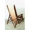 ANTICA SEDIA SDRAIO CHAISE LONGUE PIEGHEVOLE RECLINABILE NAVE CROCIERA 900