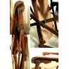 ANTICA SEDIA SDRAIO CHAISE LONGUE PIEGHEVOLE RECLINABILE NAVE CROCIERA 900