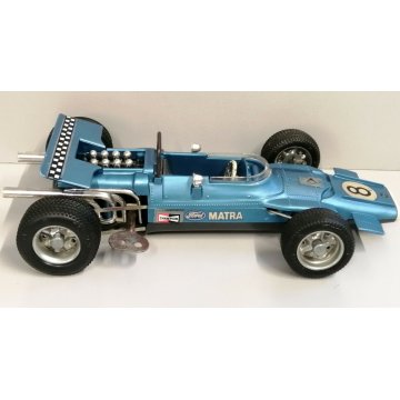 Rara SCHUCO Matra Ford 1074 Formel 1 MODELLINO AUTO carica molla OLD TIN TOY CAR
