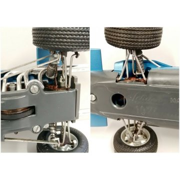 Rara SCHUCO Matra Ford 1074 Formel 1 MODELLINO AUTO carica molla OLD TIN TOY CAR