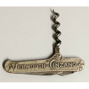 CAVATAPPI pubblicità CINZANO VERMOUTH 1900 vintage COLTELLINO Solingen CORKSCREW