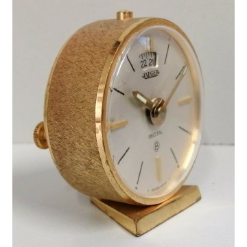 JAEGER Recital 8 day OROLOGIO TAVOLO sveglia OLD DESK alarm clock VINTAGE travel