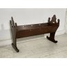 ANTICA CULLA 1800 LEGNO NOCE PIEMONTESE PORTA FIORI BAMBINO LETTINO DONDOLO OLD 