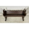 ANTICA CULLA 1800 LEGNO NOCE PIEMONTESE PORTA FIORI BAMBINO LETTINO DONDOLO OLD 