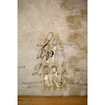 GRANDE DIPINTO OLIO TELA Luciano Lutring Benvenuta Primavera VEDUTA LAGO 120x90