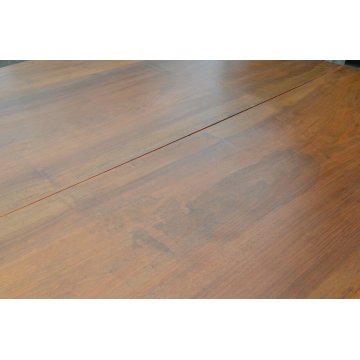 ANTICO ENORME TAVOLO ROTONDO ALLUNGABILE LEGNO NOCE EPOCA 1800 TABLE 6 GAMBE 