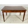 ANTICO TAVOLO PRANZO LEGNO NOCE INTARSIATO PRIMI 1900 EPOCA SALA TABLE LASTRONAT
