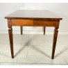 ANTICO TAVOLO PRANZO LEGNO NOCE INTARSIATO PRIMI 1900 EPOCA SALA TABLE LASTRONAT