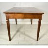ANTICO TAVOLO PRANZO LEGNO NOCE INTARSIATO PRIMI 1900 EPOCA SALA TABLE LASTRONAT