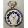 ANTICO OROLOGIO TASCA Remontoir ARGENTO 800 Ferrovie EPOCA 900 OLD POCKET WATCH 