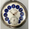ANTICO OROLOGIO TASCA Remontoir ARGENTO 800 Ferrovie EPOCA 900 OLD POCKET WATCH 