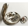 ANTICO OROLOGIO TASCA Remontoir ARGENTO 800 Ferrovie EPOCA 900 OLD POCKET WATCH 