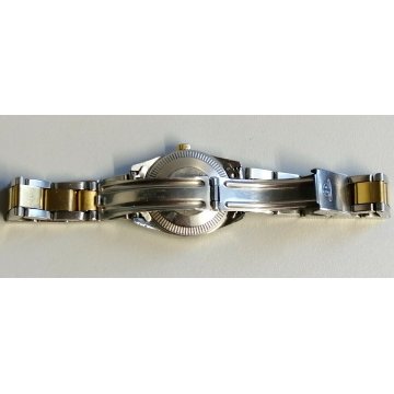 OROLOGIO POLSO LUSSO Baume & Mercier BAUMATIC 1215 vintage ACCIAIO ORO OLD WATCH