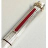 PENNA sfera ARGENTO LACCA Must De Cartier TRINITY ORO epoca SILVER BALLPOINT PEN