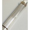 PENNA sfera ARGENTO LACCA Must De Cartier TRINITY ORO epoca SILVER BALLPOINT PEN