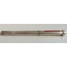 PENNA sfera ARGENTO LACCA Must De Cartier TRINITY ORO epoca SILVER BALLPOINT PEN