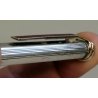 PENNA sfera ARGENTO LACCA Must De Cartier TRINITY ORO epoca SILVER BALLPOINT PEN