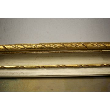 GRANDE QUADRO OLIO E. Magrotti PAESAGGIO ALPINO BORGO BAITE MONTAGNA Macugnaga