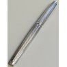 Rara ANTICA PENNA STILOGRAFICA Parker 75 ARGENTO OLD SILVER FOUNTAIN PEN nib ORO