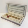 Rara PENNA STILOGRAFICA Parker PREMIER Athens PLACCATA ORO rigata LACCA NERO new