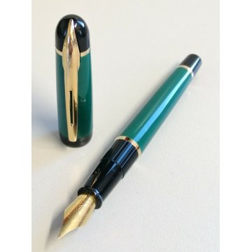 PENNA STILOGRAFICA Waterman Kultur VINTAGE verde nero STILO OLD FOUNTAIN PEN