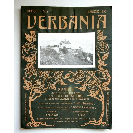 ANTICA Rivista Mensile ILLUSTRATA Verbania ANNO II n°5 Maggio 1910 LAGO MAGGIORE